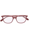 Gigi Studios Square-frame Glasses In Rot
