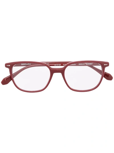 Gigi Studios Square-frame Glasses In Rot