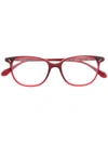 Gigi Studios Square-frame Glasses In Rot