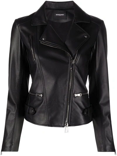 Simonetta Ravizza Babi Biker Jacket In Schwarz