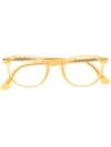 Persol Logo Square-frame Glasses In Gelb