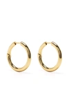 Federica Tosi Eva Hoop Earrings In Gold