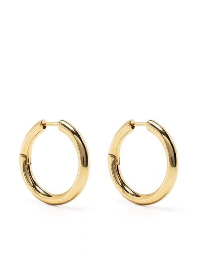 Federica Tosi Eva Small Hoop Earrings In Gold