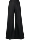 Faithfull The Brand Women's Lario Cropped Cotton Poplin Pants In Schwarz