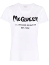 Alexander Mcqueen White Other Materials T-shirt