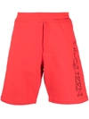 Alexander Mcqueen Mens Red Other Materials Shorts In Rot