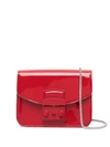 Furla Women's Mini Metropolis Leather Crossbody Bag In Ruby