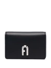 FURLA MOON LOGO-PLAQUE CARD CASE