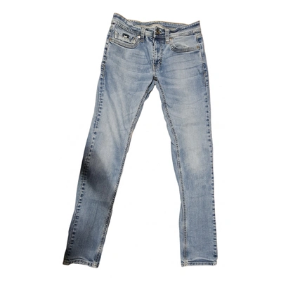 Pre-owned Gas Straight Jeans In Blue