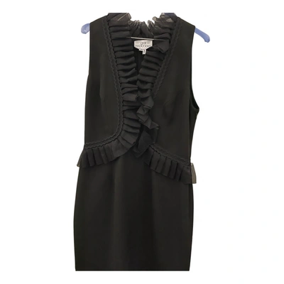 Pre-owned Gai Mattiolo Mid-length Dress In Black