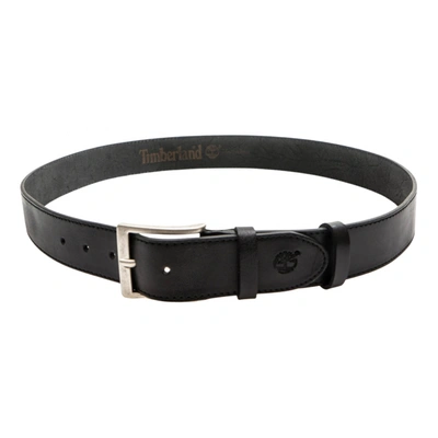 Pre-owned Timberland Leather Belt In Black