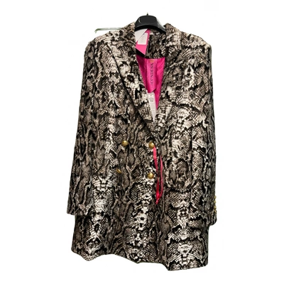 Pre-owned La Condesa Velvet Coat In Multicolour