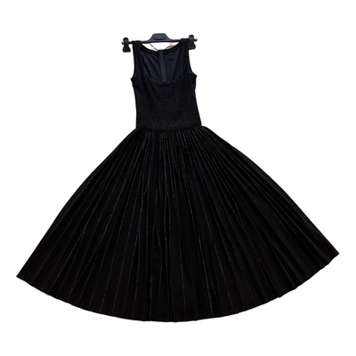 Pre-owned Alaïa Maxi Dress In Black