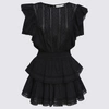 Loveshackfancy Black Cotton Dress