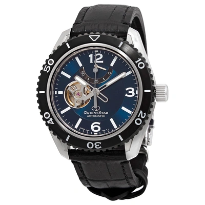 Orient Star Automatic Mens Watch Re-at0104e00b In Black / Blue