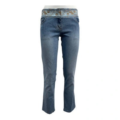 Pre-owned Luisa Spagnoli Slim Jeans In Blue