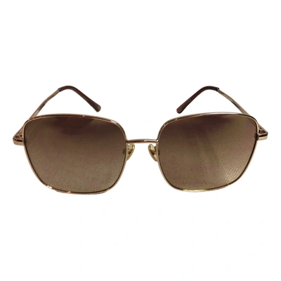 Pre-owned Frye Sunglasses In Brown