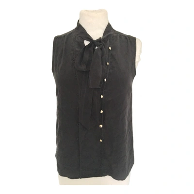 Pre-owned Marc By Marc Jacobs Silk Blouse In Black