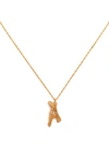 LOVENESS LEE A ALPHABET PENDANT NECKLACE