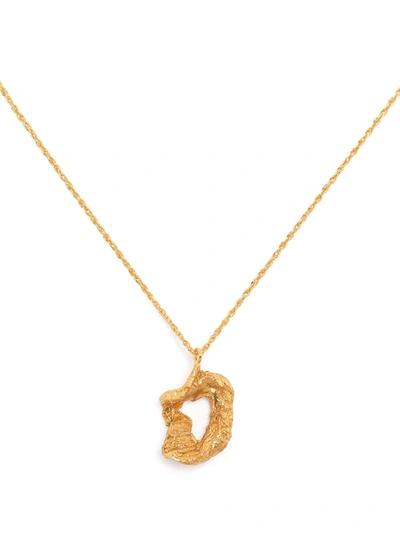 Loveness Lee D Alphabet Pendant Necklace In Gold