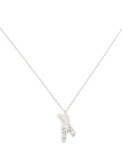 Loveness Lee A Alphabet Pendant Necklace In Silber