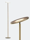 Brightech Sky Led Torchiere Floor Lamp In Gold