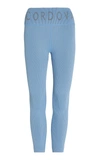 Cordova Branded Skinny High-rise Stretch-woven Ski Base Leggings In Blue,black