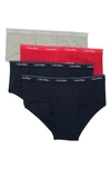 Calvin Klein Low Rise Hip Briefs In Sh/gh/sh/rh