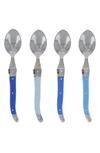 French Home Laguiole Coffee Spoons In Shades Of Blue