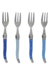 French Home Laguiole Cake Fork In Shades Of Blue