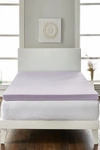 RIO HOME LOFTWORKS 2" LAVENDER INFUSED DEEP SLEEP THERAPY EXTRA SOFT MATTRESS FOAM MATTRESS TOPPER