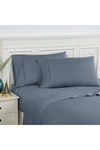 Southshore Fine Linens Premium Collection 300 Thread-count Percale Extra Deep Pocket Sheet Set In Steel Blue
