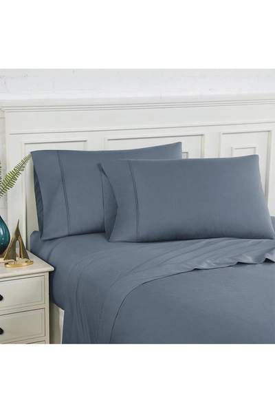 Southshore Fine Linens Premium Collection 300 Thread-count Percale Extra Deep Pocket Sheet Set In Steel Blue