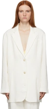 Sir Clemence Single-breasted Blazer In Ivory
