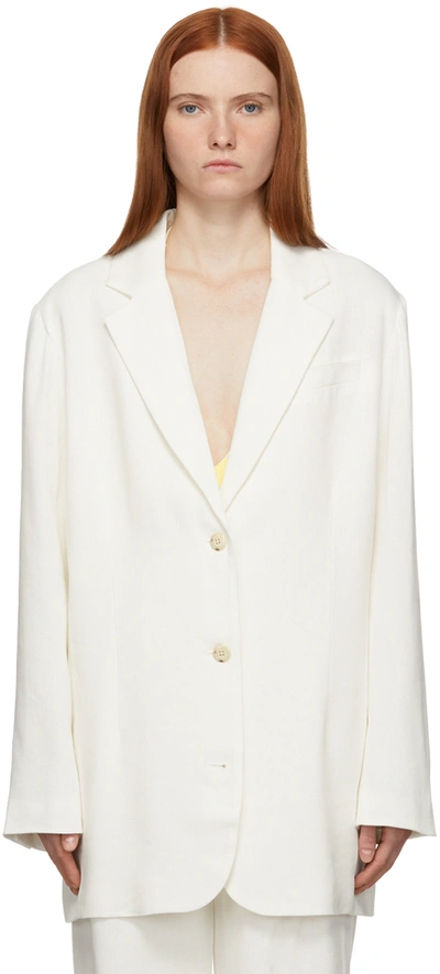 Sir. Clemence Single-breasted Blazer In Weiss