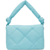 Stand Studio Wanda Quilted Faux Leather Mini Bag In Baby Blue