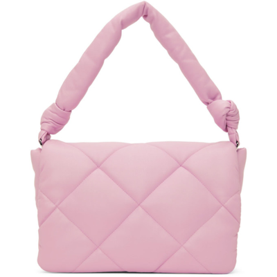 Stand Studio Wanda Mini Quilted Faux-leather Shoulder Bag In Bubblegum Pink