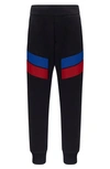 Moncler Boy's 2-stripe Jogger Sweatpants In Black
