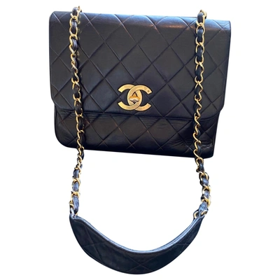 Pre-owned Chanel Timeless/classique Leather Crossbody Bag In Brown