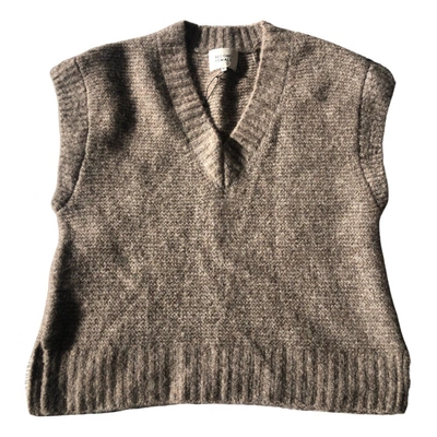 Pre-owned Second Female Wool Knitwear In Brown