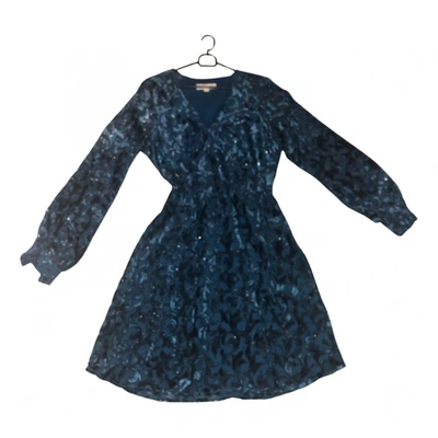 Pre-owned Michael Kors Cashmere Dress In Navy