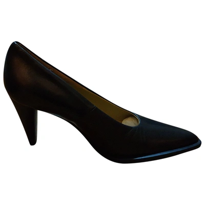 Pre-owned Les Tropeziennes Leather Heels In Black