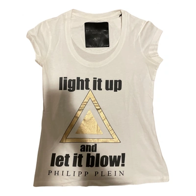 Pre-owned Philipp Plein T-shirt In White