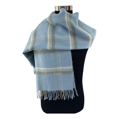 Pre-owned Courrèges Wool Scarf In Blue