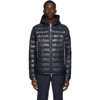 Moncler Navy Down Galion Puffer Jacket
