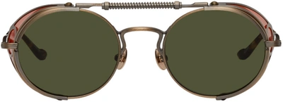 Matsuda Silver & Green 2809h Sunglasses In Ag Orange