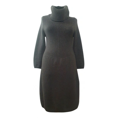 Pre-owned Repeat Wool Mid-length Dress In Grey