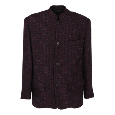 Pre-owned Byblos Wool Jacket In Purple