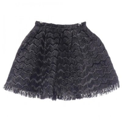 Pre-owned Msgm Skirt In Black
