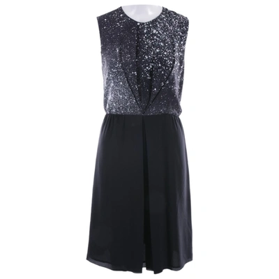Pre-owned Max & Co Silk Dress In Black